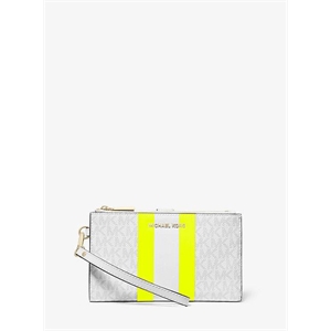 MICHAEL Michael Kors Adele Logo Stripe Smartphone Wallet
