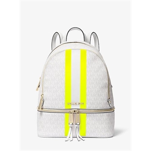 MICHAEL Michael Kors Rhea Medium Logo Stripe Backpack