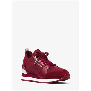 MICHAEL Michael Kors Billie Knit And Leather Sneaker