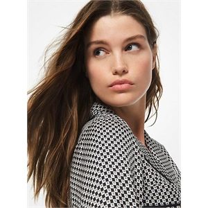 MICHAEL Michael Kors Checkerboard Logo Silk-Twill Pajama Shirt
