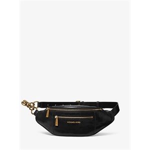 MICHAEL Michael Kors Medium Crinkled Calf Leather Belt Bag