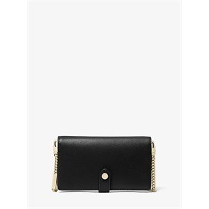MICHAEL Michael Kors Jet Set Medium Crossgrain Leather Convertible Chain Wallet