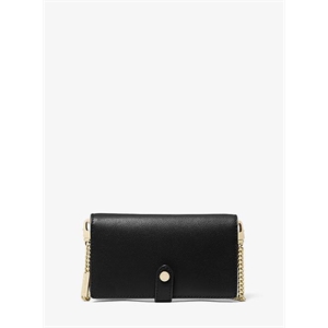 MICHAEL Michael Kors Jet Set Medium Crossgrain Leather Convertible Chain Wallet