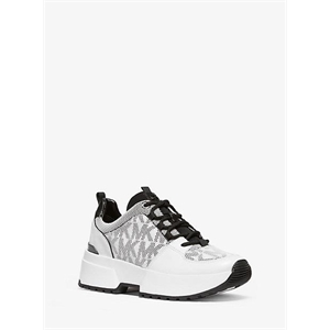 MICHAEL Michael Kors Cosmo Scuba And Leather Trainer