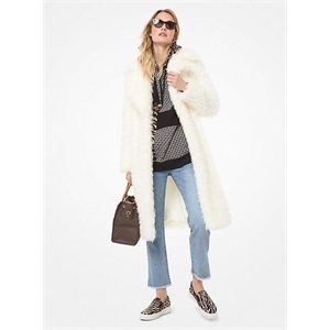 MICHAEL Michael Kors Faux Mongolian Coat