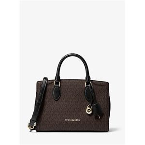 MICHAEL Michael Kors Zoe Medium Logo Satchel