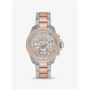 Michael Kors Wren Pave Two-Tone Watch