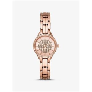 Michael Kors Mini Allie Rose Gold-Tone Watch