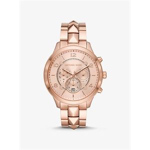Michael Kors Oversized Runway Mercer Rose Gold-Tone Watch