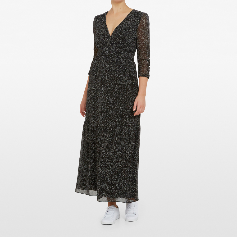 French Connection Mini Spot Maxi Dress