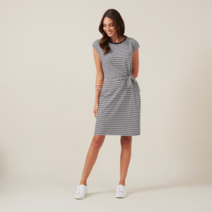 French Connection Tie Front Jersey Dress