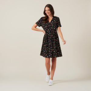 French Connection Floral Babydoll Dress