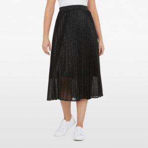 French Connection Sparkle Pleated Skirt