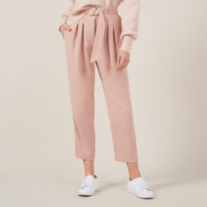 French Connection High Waist Pleated Pant