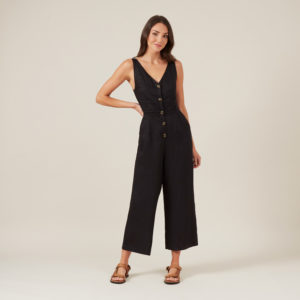 French Connection Button Up Jumpsuit