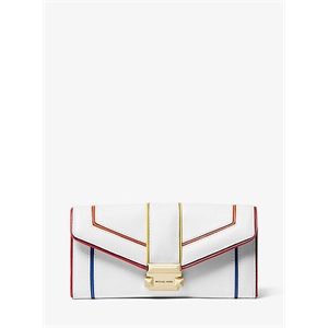 MICHAEL Michael Kors Whitney Large Rainbow Quilted Leather Chain Wallet