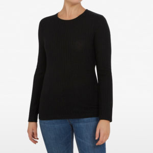French Connection Lurex Rib Longsleeve Tee