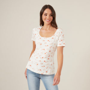 French Connection Floral Print Tee