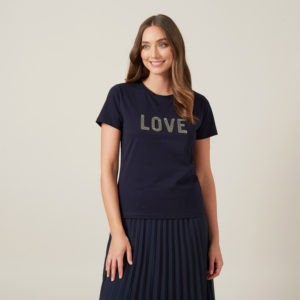 French Connection Love Embellished T