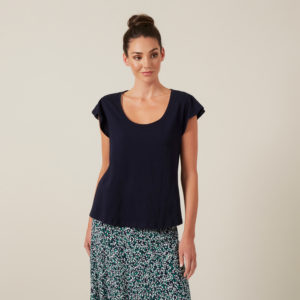 French Connection Frill Sleeve T