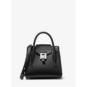 Michael Kors Collection Bancroft Mini Calf Leather Satchel