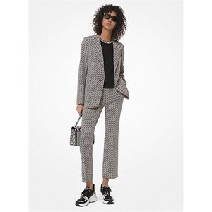 MICHAEL Michael Kors Mini Logo Stretch-Crepe Blazer