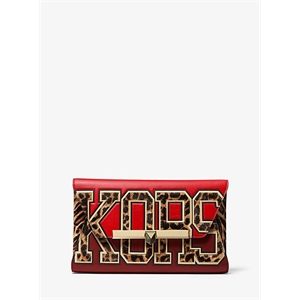 MICHAEL Michael Kors Bekah Large Kors Calf Hair And Leather Envelope Clutch