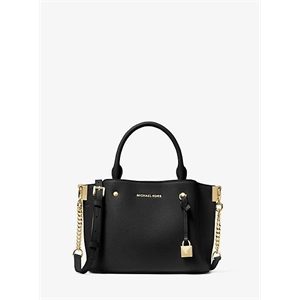 MICHAEL Michael Kors Arielle Small Pebbled Leather Satchel