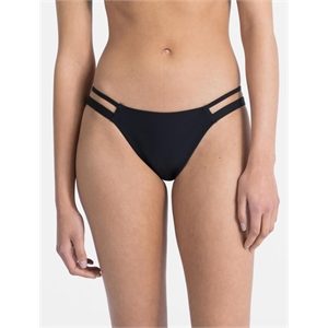 Black Strap Cheeky Bikini Bottom