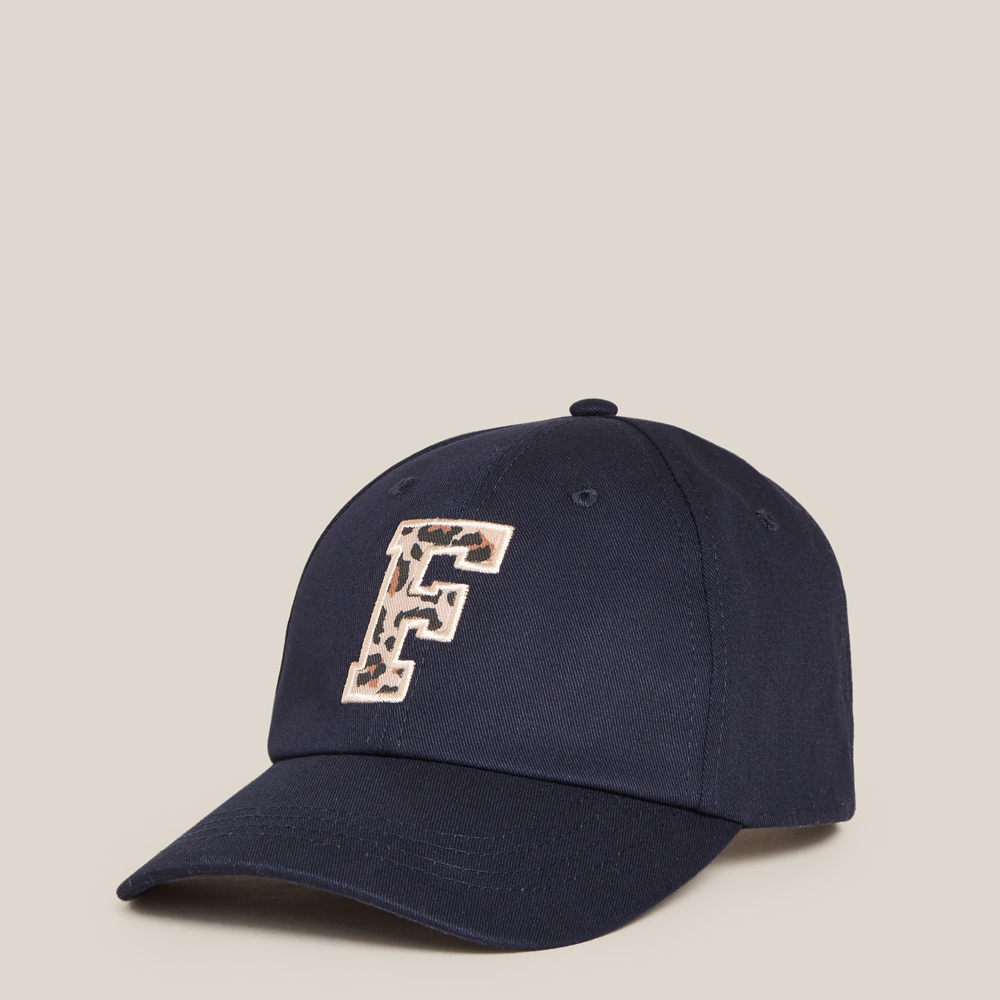 French Connection Tonal 'f' Embroidered Cap