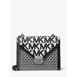 MICHAEL Michael Kors Whitney Large Logo-Embossed Leather Convertible Shoulder Bag