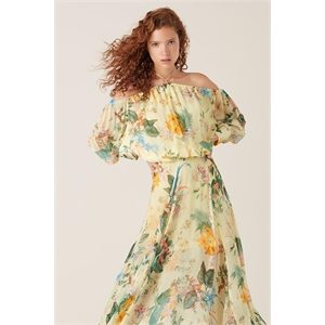 Tigerlily Kalani Long Sleeve Silk Top