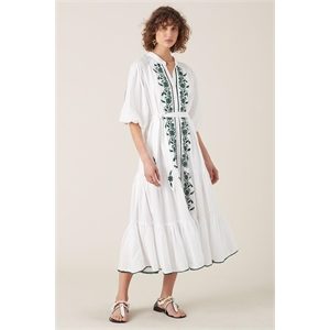 Tigerlily Villaya Linen Maxi Dress