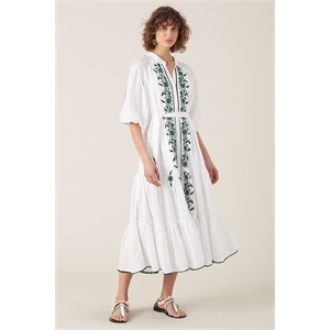 Tigerlily Villaya Linen Maxi Dress