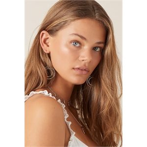 Tigerlily Keone Circle Drop Earring