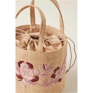 Tigerlily Luana Rafia Bucket Bag