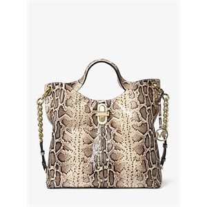 MICHAEL Michael Kors Uptown Astor Legacy Large Snake-Embossed Leather Tote Bag