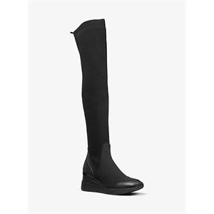 MICHAEL Michael Kors Khloe Stretch Knit And Scuba Over-the-Knee Boot