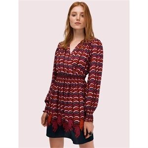 Kate Spade Rawr Smocked Dress