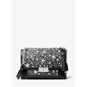 MICHAEL Michael Kors Cece Medium Star-Embellished Leather Convertible Shoulder Bag