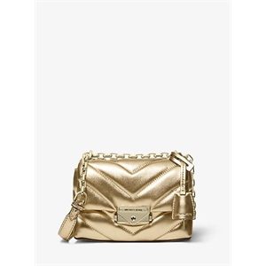 MICHAEL Michael Kors Cece Extra-Small Quilted Metallic Leather Crossbody Bag