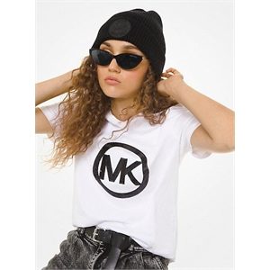MICHAEL Michael Kors Sequined Logo Cotton-Jersey T-Shirt