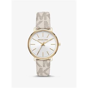 Michael Kors Pyper Logo And Gold-Tone Watch