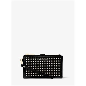 MICHAEL Michael Kors Adele Studded Leather Smartphone Wallet