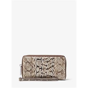 MICHAEL Michael Kors Large Snakeskin Smartphone Wristlet