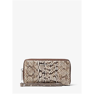 MICHAEL Michael Kors Large Snakeskin Smartphone Wristlet