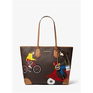 MICHAEL Michael Kors Eva Large Jet Set Girls Tote Bag