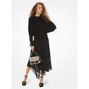 MICHAEL Michael Kors Georgette Asymmetrical Skirt