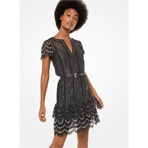 MICHAEL Michael Kors Embroidered Lace Dress