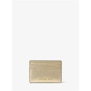 MICHAEL Michael Kors Metallic Pebbled Leather Card Case